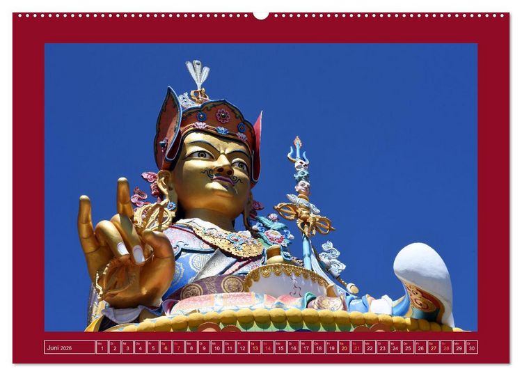Produktbild: Buddhas & Bhodisattvas (Wandkalender 2026 DIN A2 quer), CALVENDO Monatskalender