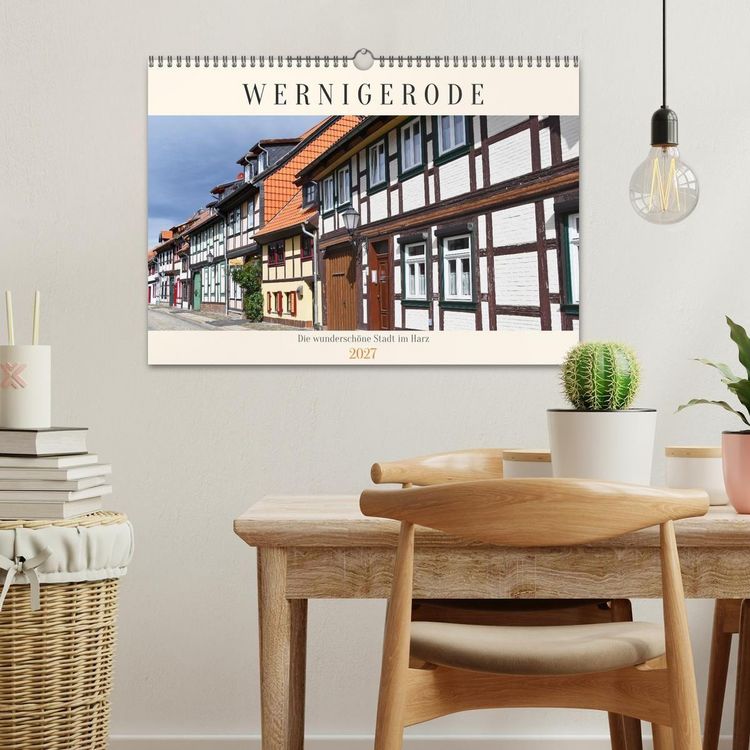 Produktbild: Wernigerode, die wundersch&ouml;ne Stadt im Harz (Wandkalender 2027 DIN A3 quer), CALVENDO Monatskalender