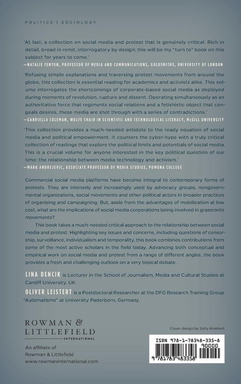 Produktbild: Critical Perspectives on Social Media and Protest