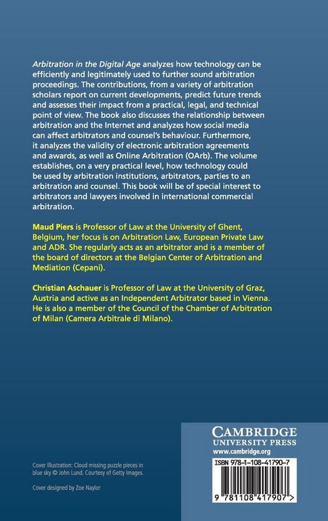 Produktbild: Arbitration in the Digital Age