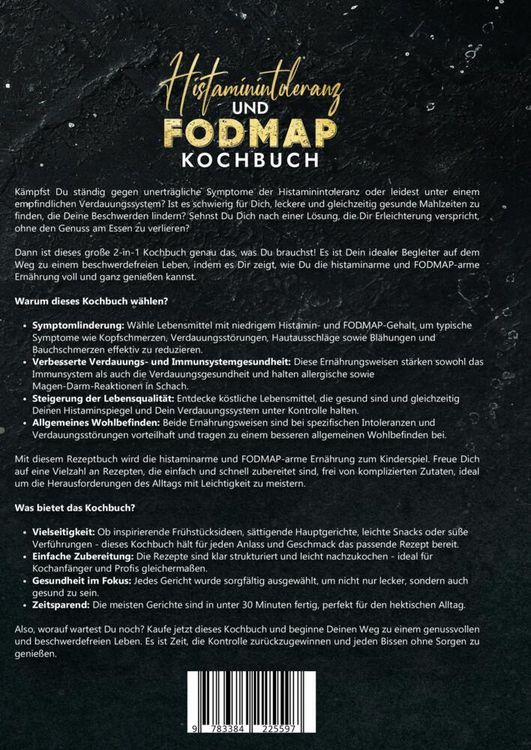 Produktbild: Histaminintoleranz und Fodmap Kochbuch