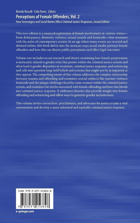 Produktbild: Perceptions of Female Offenders, Vol. 2