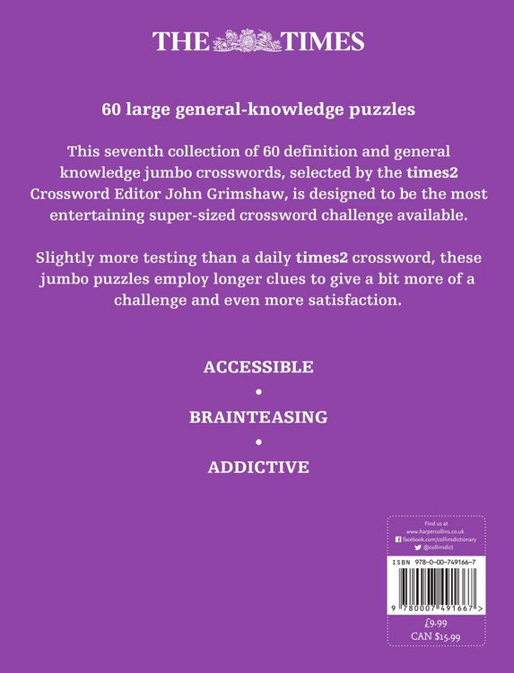 Produktbild: The Times 2 Jumbo Crossword Book 7