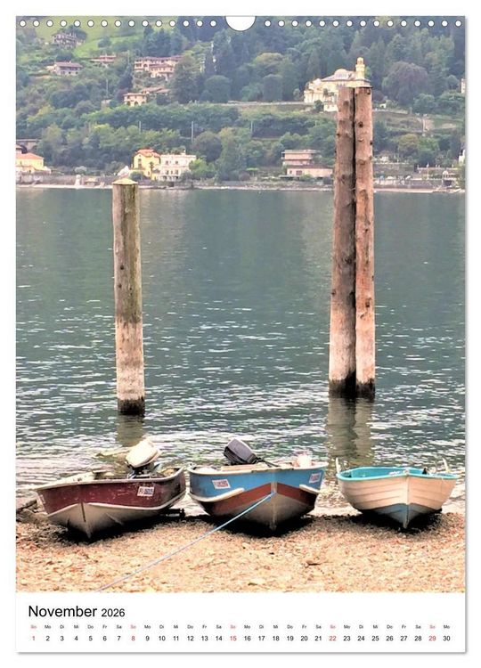 Produktbild: Traumhafter Lago Maggiore (Wandkalender 2026 DIN A3 hoch), CALVENDO Monatskalender