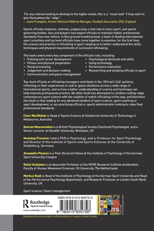 Produktbild: Sports Officials and Officiating