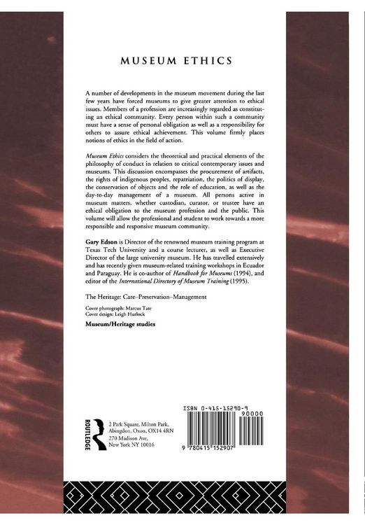Produktbild: Museum Ethics