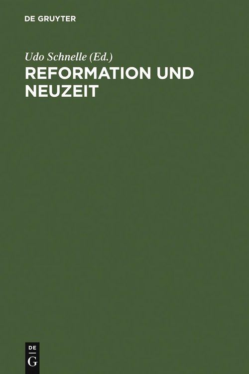 Produktbild: Reformation und Neuzeit