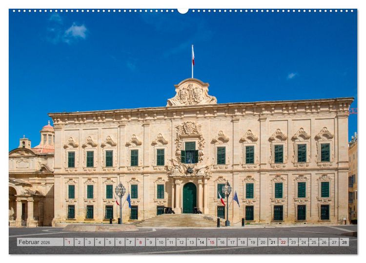 Produktbild: Malta - Wo Geschichte lebendig ist (Wandkalender 2026 DIN A2 quer), CALVENDO Monatskalender