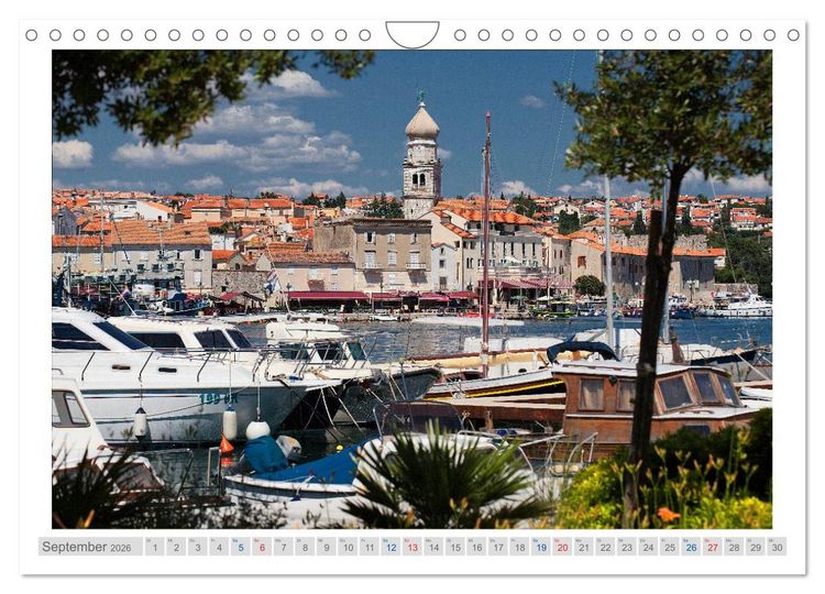 Produktbild: Kroatien - Plitwitzer Seen, Rijeka und Krk (Wandkalender 2026 DIN A4 quer), CALVENDO Monatskalender