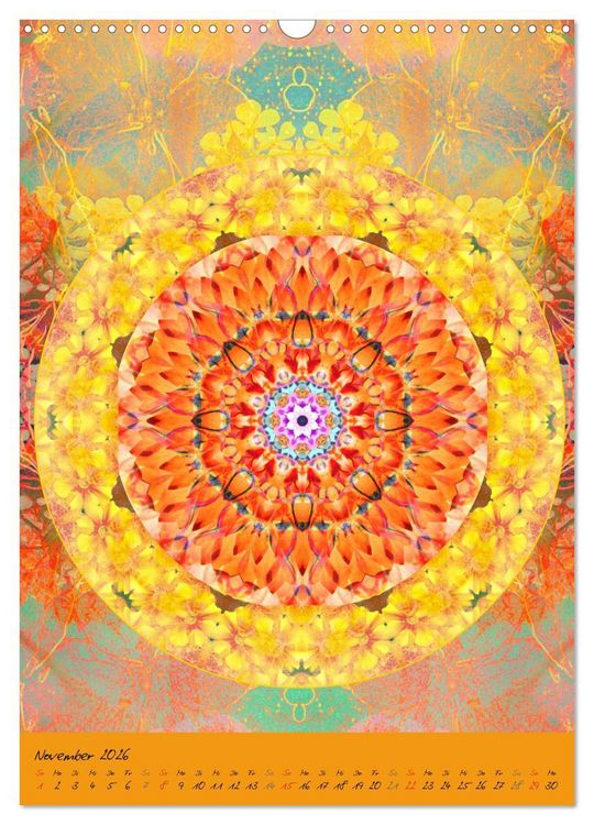 Produktbild: Bl&uuml;hende Mandalas (Wandkalender 2026 DIN A3 hoch), CALVENDO Monatskalender
