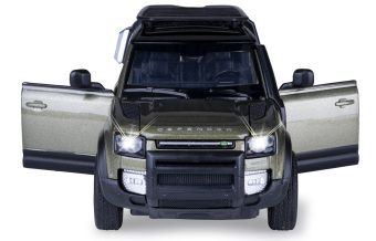 Produktbild: Land Rover Defender 110 Diecast 1:32 gr&uuml;n inkl. Knopfzellen