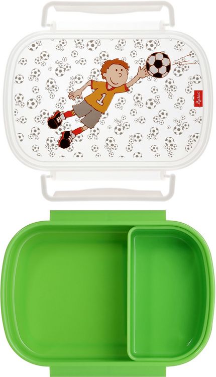 Sigikid Brotdose & Trinkflasche Fußball Set - Für Kindergarten & Schule