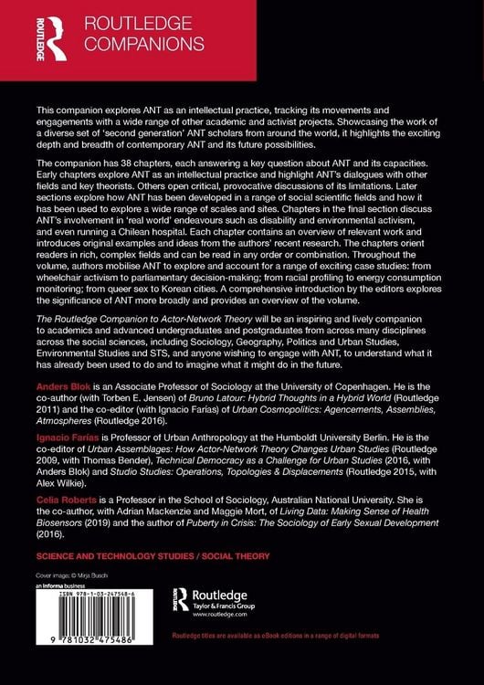 Produktbild: The Routledge Companion to Actor-Network Theory