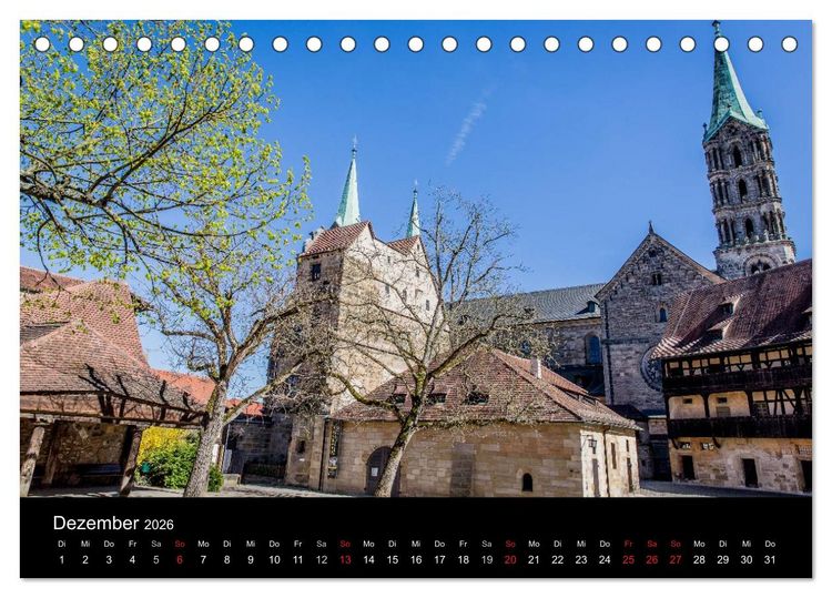 Produktbild: Malerisches Frankenland (Tischkalender 2026 DIN A5 quer), CALVENDO Monatskalender
