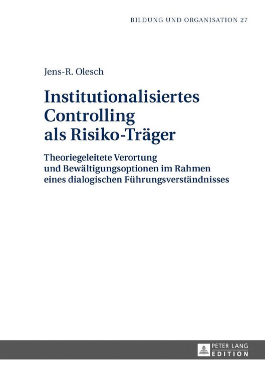 Produktbild: Institutionalisiertes Controlling als Risiko-Tr&auml;ger
