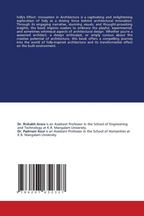 Produktbild: The Folly's Effect: Innovations in Architectural Design