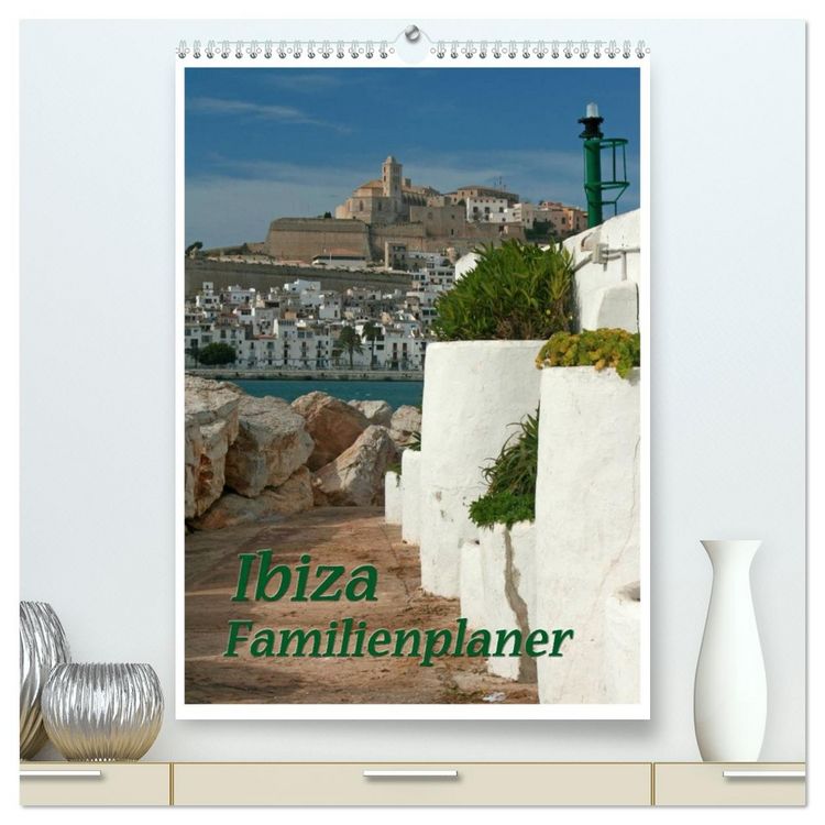 Produktbild: Ibiza / Familienplaner (hochwertiger Premium Wandkalender 2026 DIN A2 hoch), Kunstdruck in Hochglanz