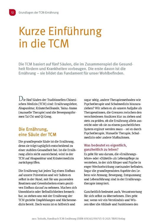 Produktbild: Handbuch TCM-Ern&auml;hrung