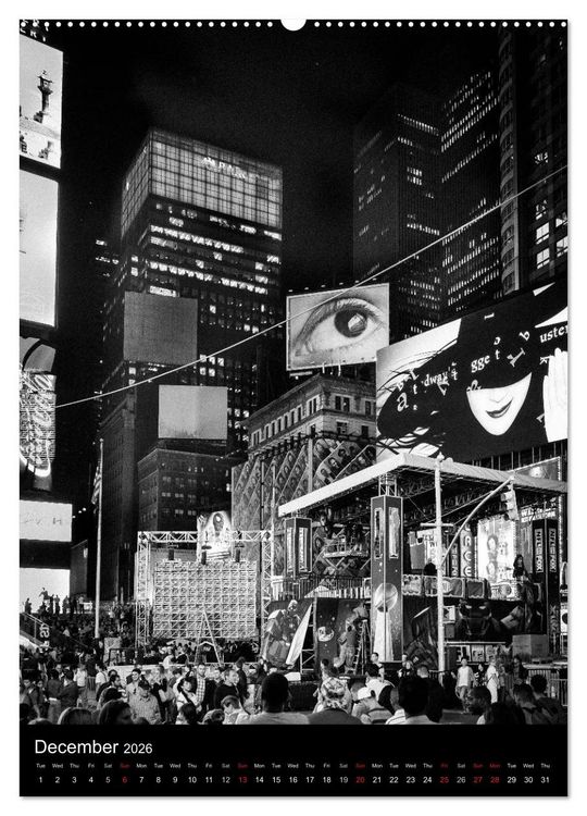 Produktbild: New York City (High Quality Premium Wall Calendar 2026 DIN A2 portrait),CALVENDO 12 Month Wall Calendar