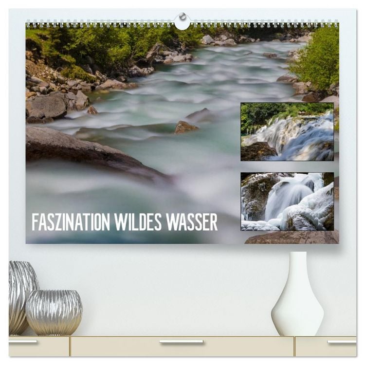 Produktbild: Faszination wildes Wasser (hochwertiger Premium Wandkalender 2026 DIN A2 quer), Kunstdruck in Hochglanz