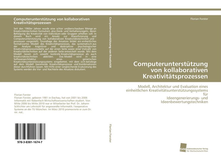 Produktbild: Computerunterst&uuml;tzung von kollaborativen Kreativit&auml;tsprozessen