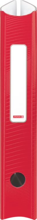 Produktbild: Brunnen Ordner &bdquo;WAVE&ldquo; Colour Code &brvbar; A4, 50 mm, Hebelmechanik mit gummiertem Griff, red