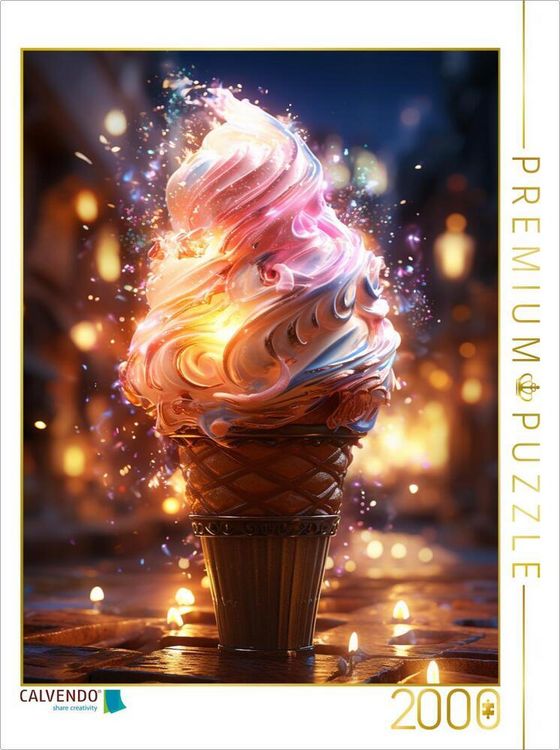 Produktbild: CALVENDO Puzzle Softeis | 2000 Teile Lege-Gr&ouml;&szlig;e 90x67cm Foto-Puzzle f&uuml;r gl&uuml;ckliche Stunden
