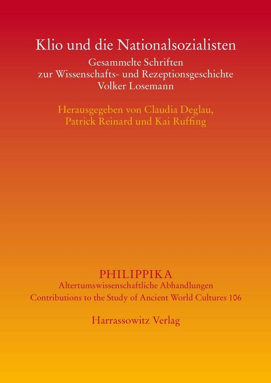 Produktbild: Klio und die Nationalsozialisten
