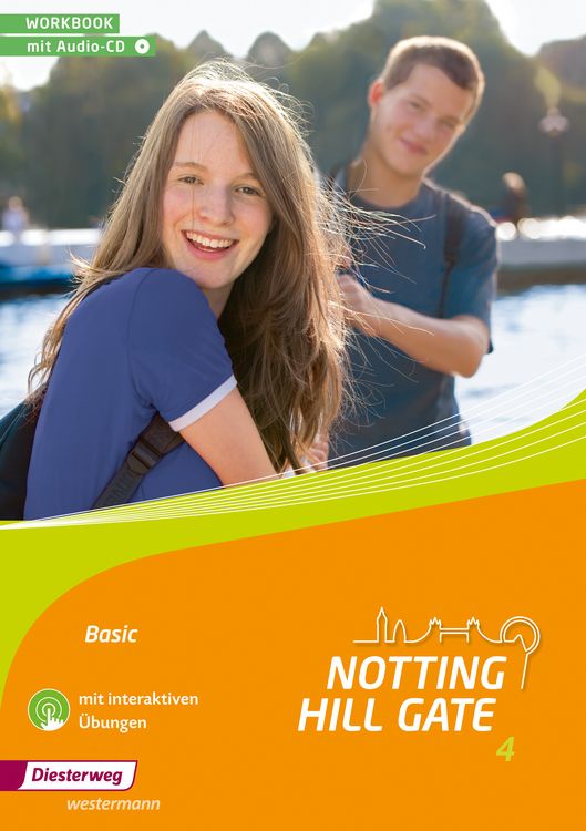 Produktbild: Notting Hill Gate 4. Workbook Basic mit Audio-CD und interaktiven &Uuml;bungen