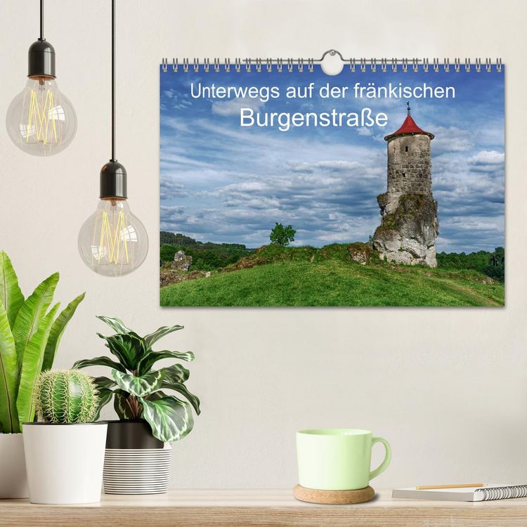 Produktbild: Unterwegs auf der fr&auml;nkischen Burgenstra&szlig;e (Wandkalender 2026 DIN A4 quer), CALVENDO Monatskalender