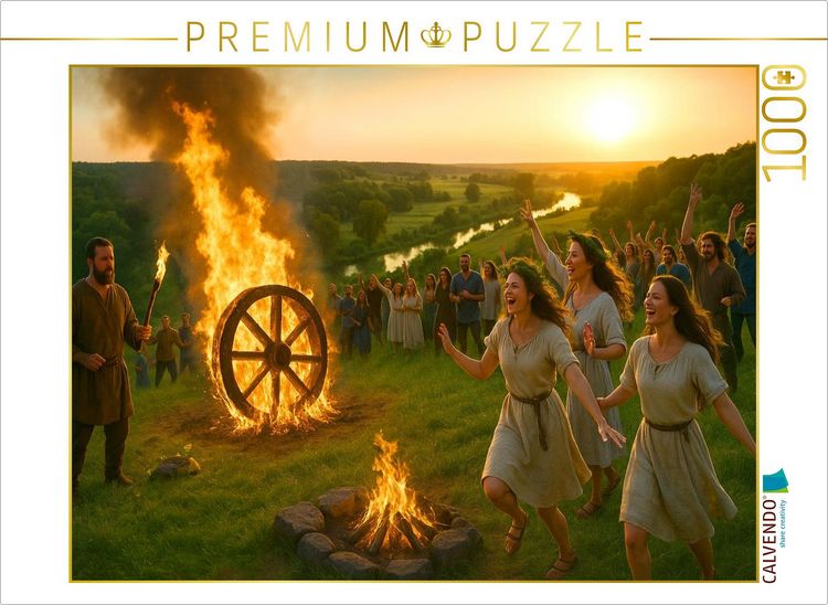 Produktbild: CALVENDO Puzzle Litha - Fest der Kelten | 1000 Teile Lege-Gr&ouml;&szlig;e 64x48cm Foto-Puzzle f&uuml;r gl&uuml;ckliche Stunden