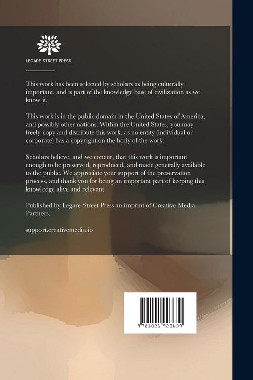Produktbild: An Address by Senator Nelson W. Aldrich Before the Economic Club of New York, November 29, 1909, On the Work of the National Monetary Commission; Volu