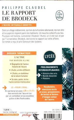 Produktbild: Le rapport de Brodeck