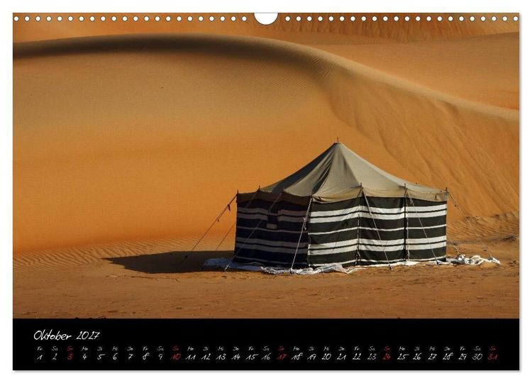 Produktbild: Faszination W&uuml;ste (Wandkalender 2027 DIN A3 quer), CALVENDO Monatskalender