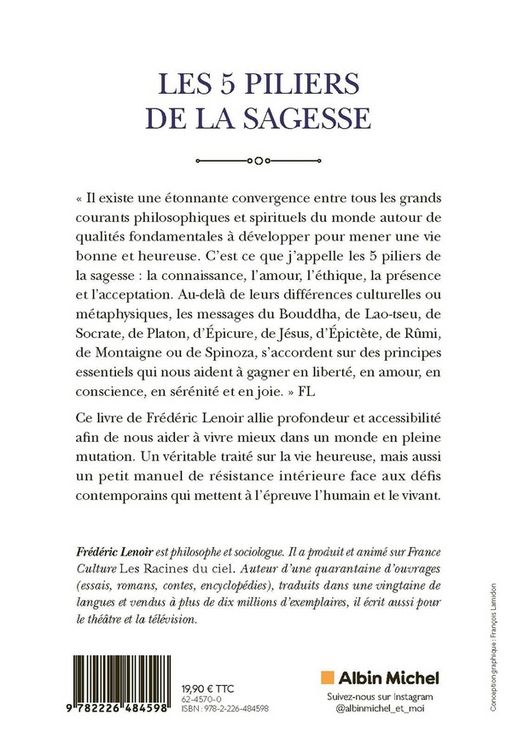 Produktbild: Les cinq piliers de la sagesse