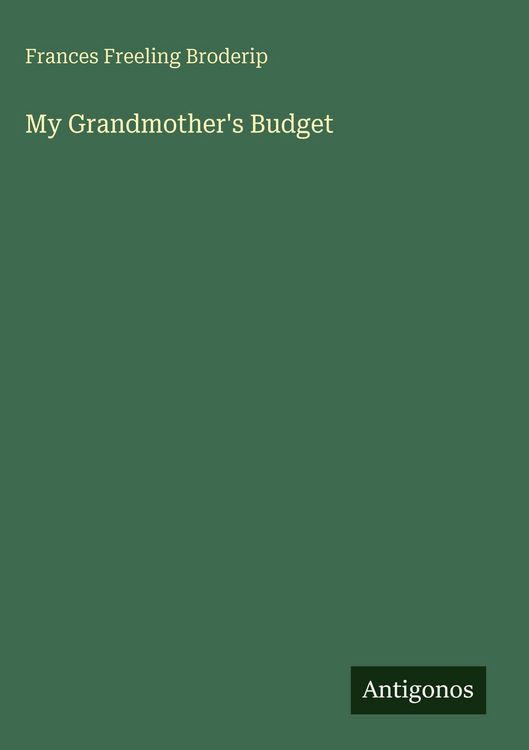 Produktbild: My Grandmother's Budget