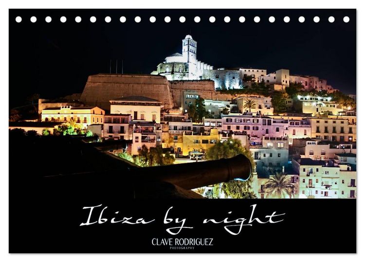 Produktbild: Ibiza by night (Tischkalender 2026 DIN A5 quer), CALVENDO Monatskalender