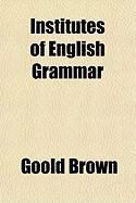 Produktbild: Institutes of English Grammar