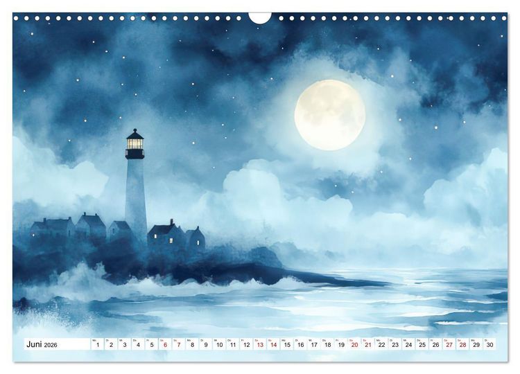 Produktbild: Wellenw&auml;chter (Wandkalender 2026 DIN A3 quer), CALVENDO Monatskalender
