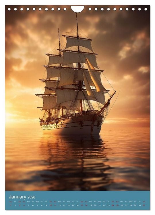 Produktbild: Weathering a Storm (Wall Calendar 2026 DIN A4 portrait), CALVENDO 12 Month Wall Calendar