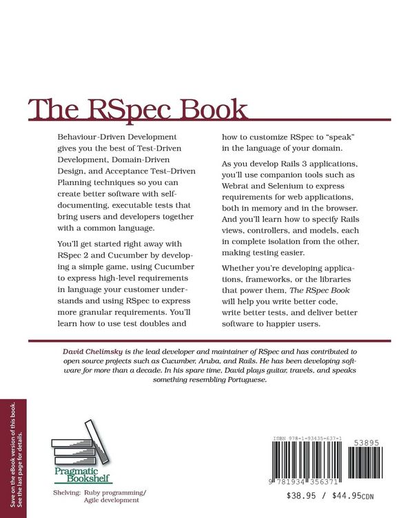 Produktbild: The Rspec Book