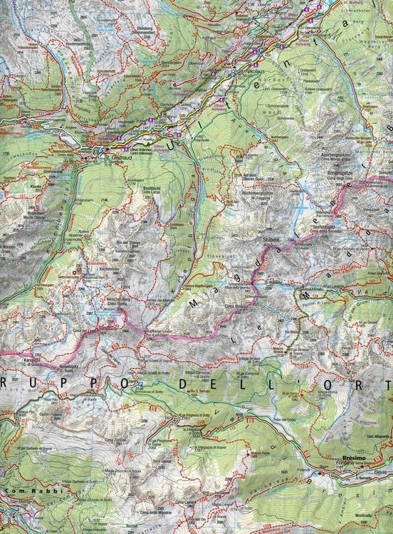 Produktbild: KOMPASS Wanderkarte 95 Nonstal, Mendelpass, Val di Non, Pass