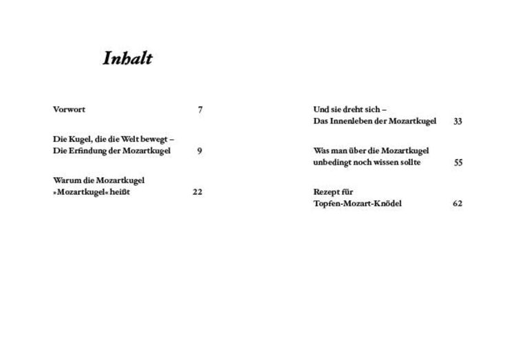 Das kleine Buch: Die Geschichte der Original Salzburger Mozartkugel