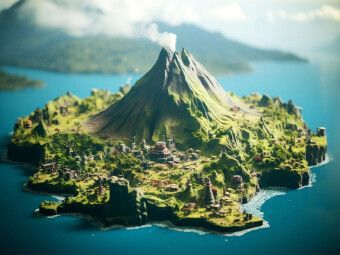 Produktbild: CALVENDO Puzzle Ein Motiv aus dem Kalender "Miniaturwelt Inseln" | 1000 Teile Lege-Gr&ouml;&szlig;e 64x48cm Foto-Puzzle f&uuml;r gl&uuml;ckliche Stunden