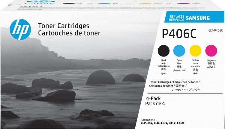 Produktbild: Samsung Toner P406C bk/c/m/y