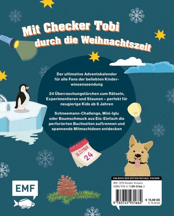 Produktbild: Checker Tobi: Das Adventskalender-Buch: Der X-mas-Check &ndash; Expedition Erde