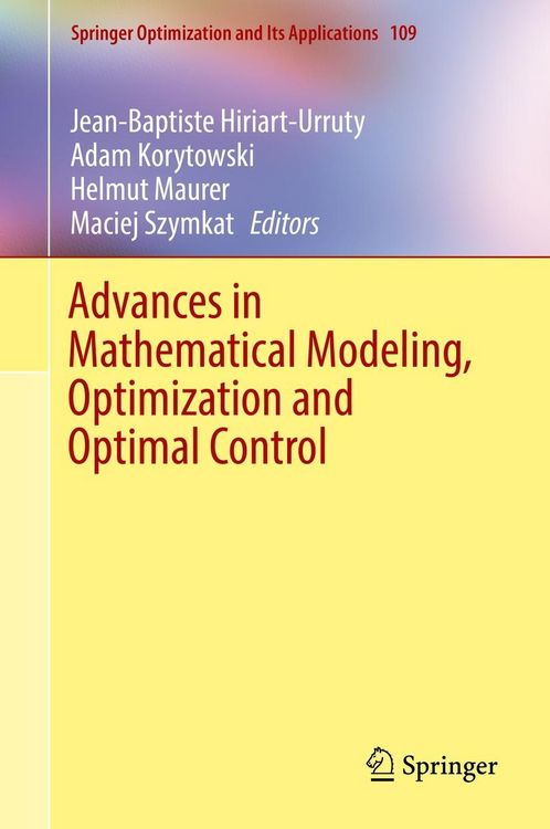 Produktbild: Advances in Mathematical Modeling, Optimization and Optimal Control
