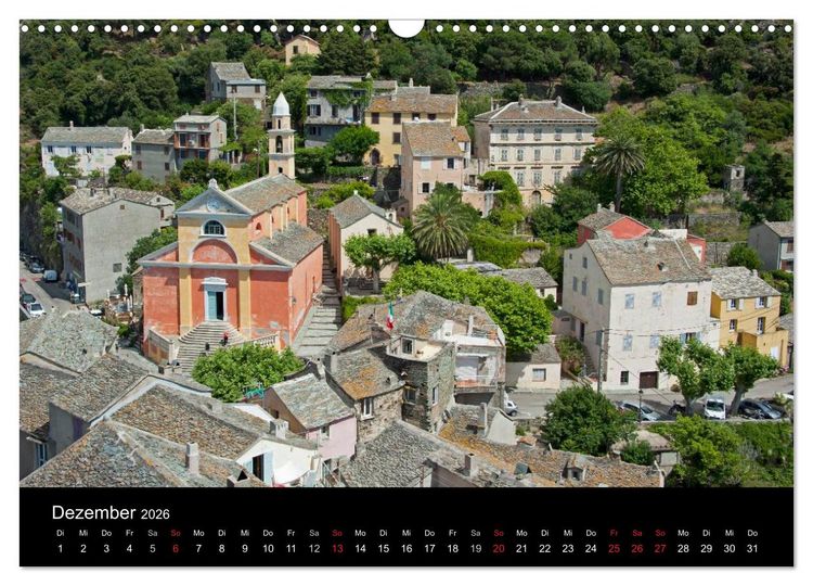 Produktbild: Korsika Insel der Sch&ouml;nheit (Wandkalender 2026 DIN A3 quer), CALVENDO Monatskalender