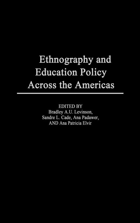 Produktbild: Ethnography and Educational Policy Across the Americas