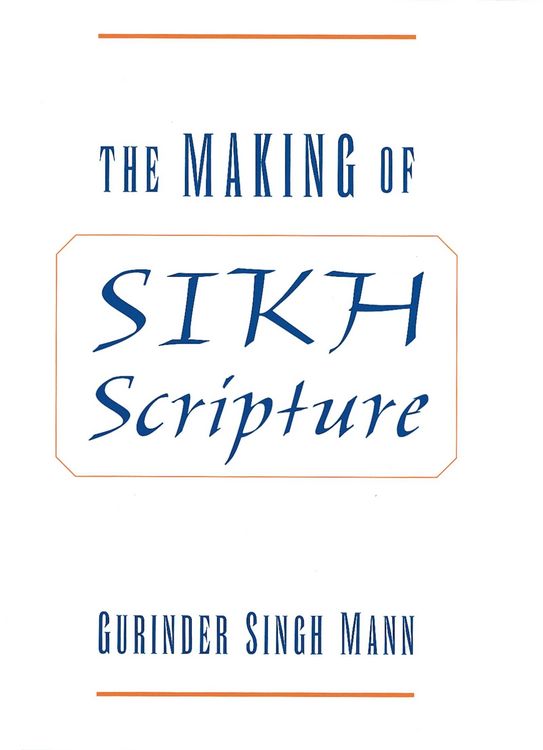 Produktbild: The Making of Sikh Scripture